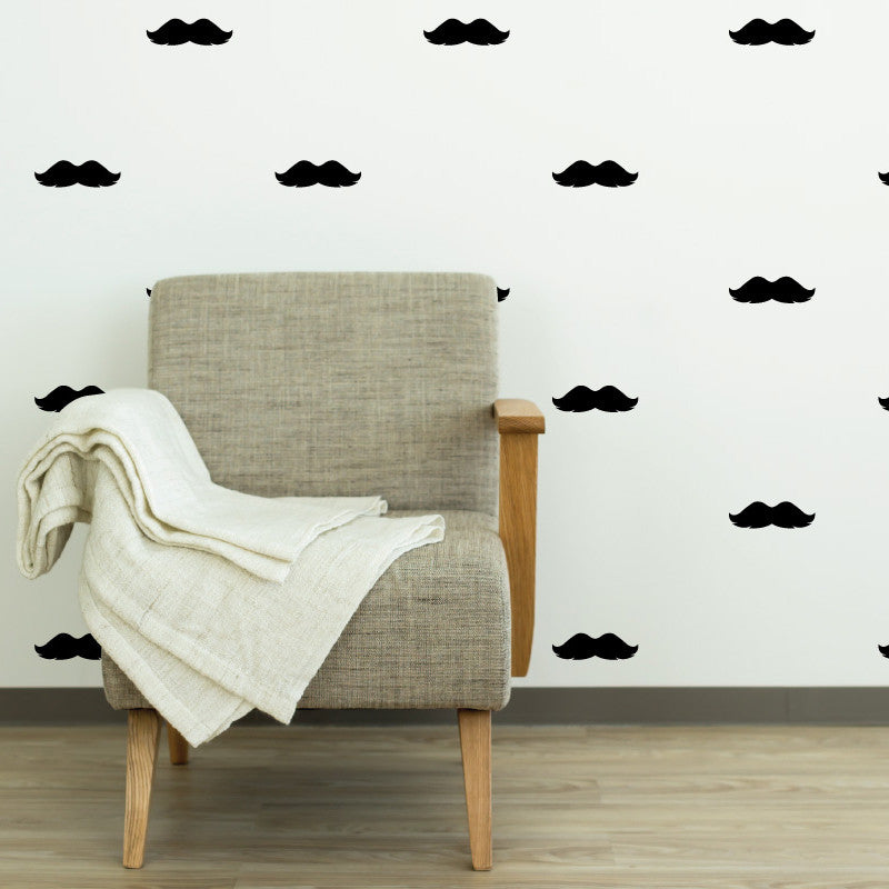 Mustache Pattern - Dana Decals