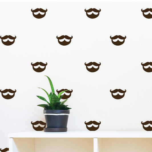 Mustache Pattern - Dana Decals