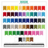 Floral Whimsical Multi-Colored Vinyl Wall Decals