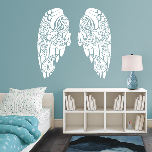 Patterned Angel Wings - Dana Decals