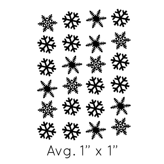 Tiny Snowflakes - Dana Decals