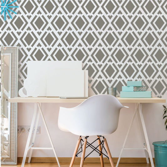 Modern Cut Diamond Pattern - Dana Decals