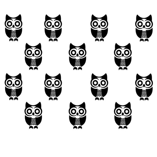 Modern Owls Pattern - Dana Decals