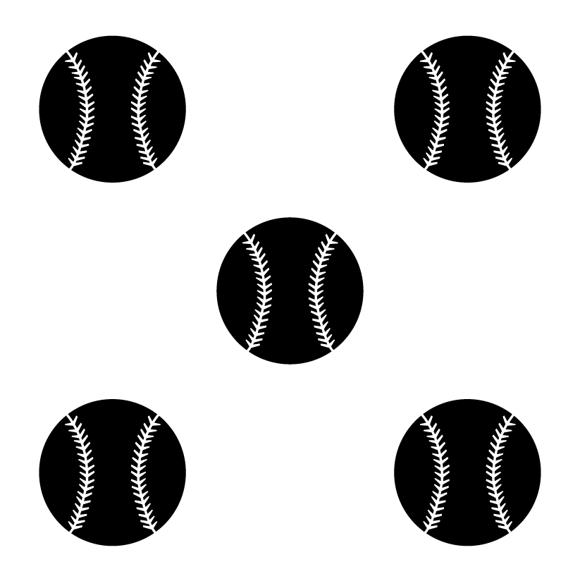 Baseball Pattern - Dana Decals