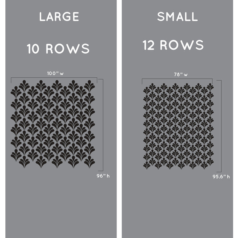 Art Deco Flower Petal Pattern - Dana Decals