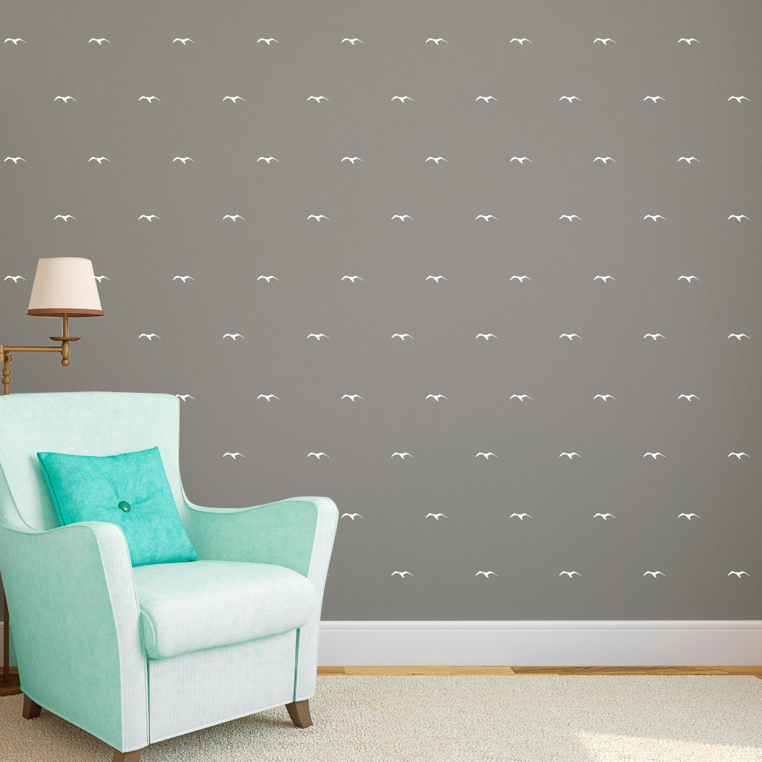 Tiny Seagulls Pattern - Dana Decals