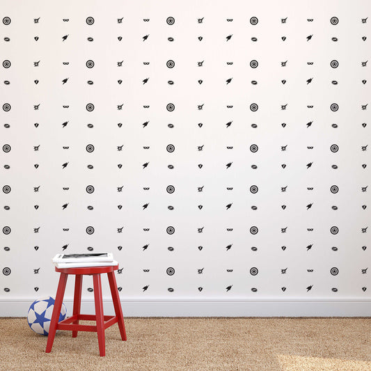 Superhero Icons Pattern - Dana Decals