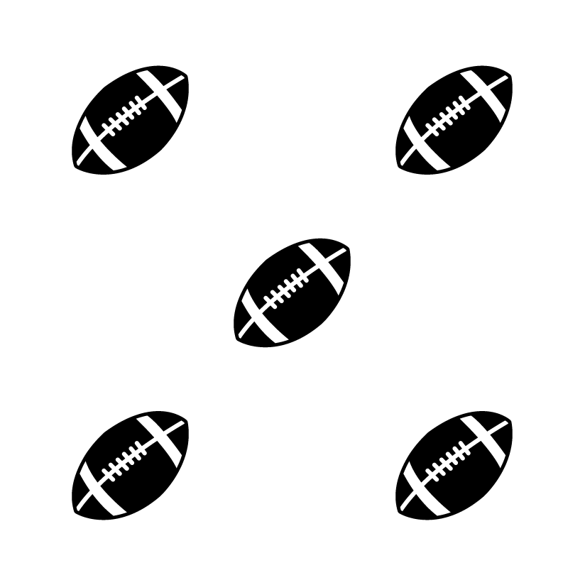 Football Pattern - Dana Decals