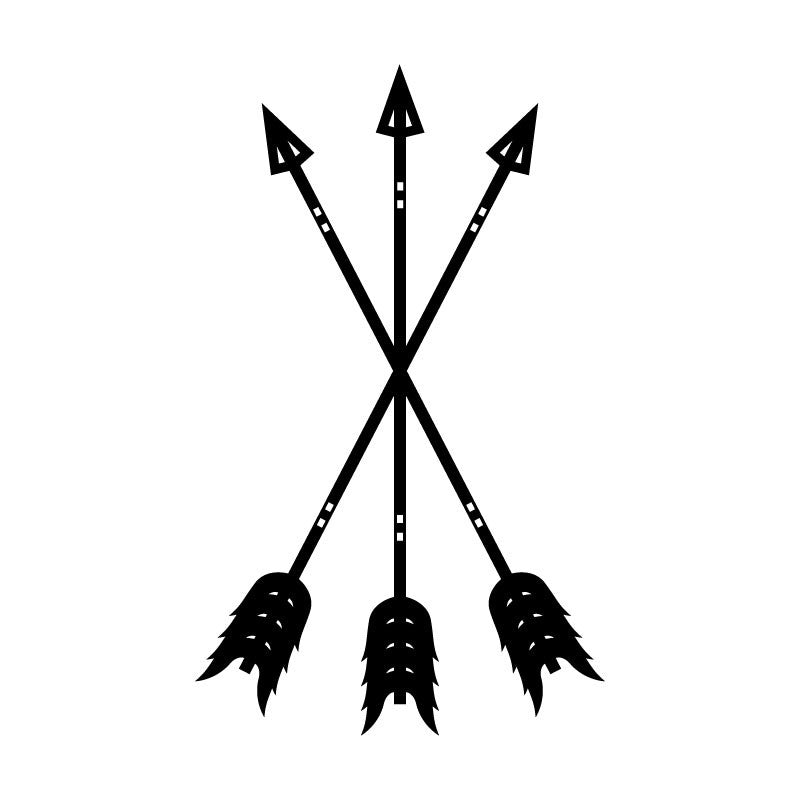 Three Crossing Arrows - Dana Decals