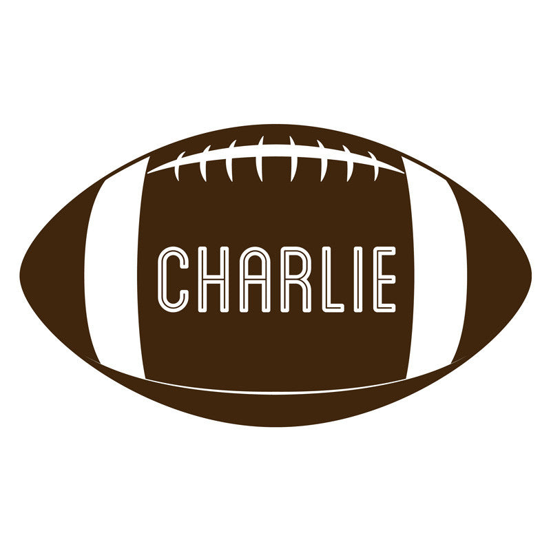 Personalized Football - Dana Decals