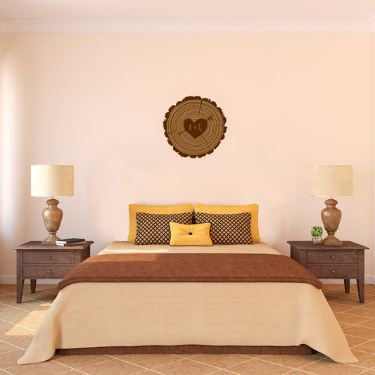 Personalized Carved Tree Stump - Dana Decals