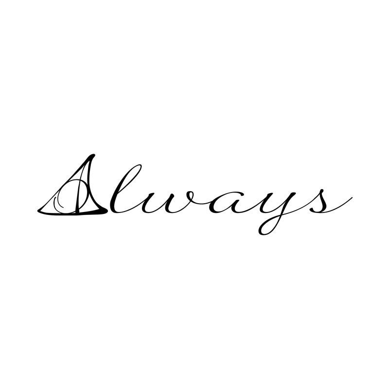 Deathly Hallows Always - Dana Decals