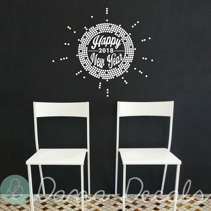 Happy New Year 2018 - Dana Decals