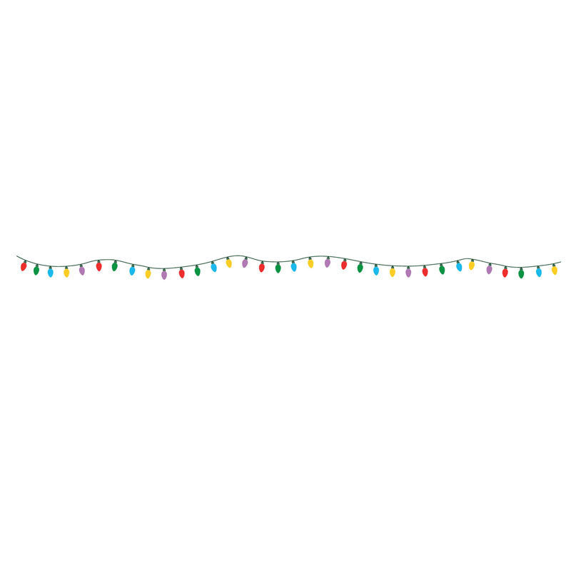 Multi Color Christmas Lights - Dana Decals