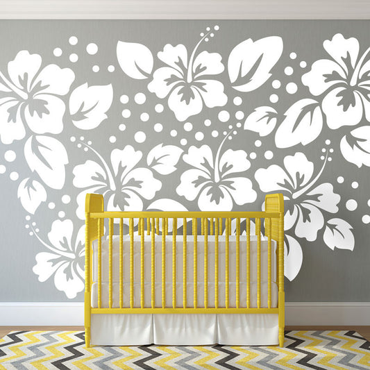 Large Hibiscus Pattern - Dana Decals