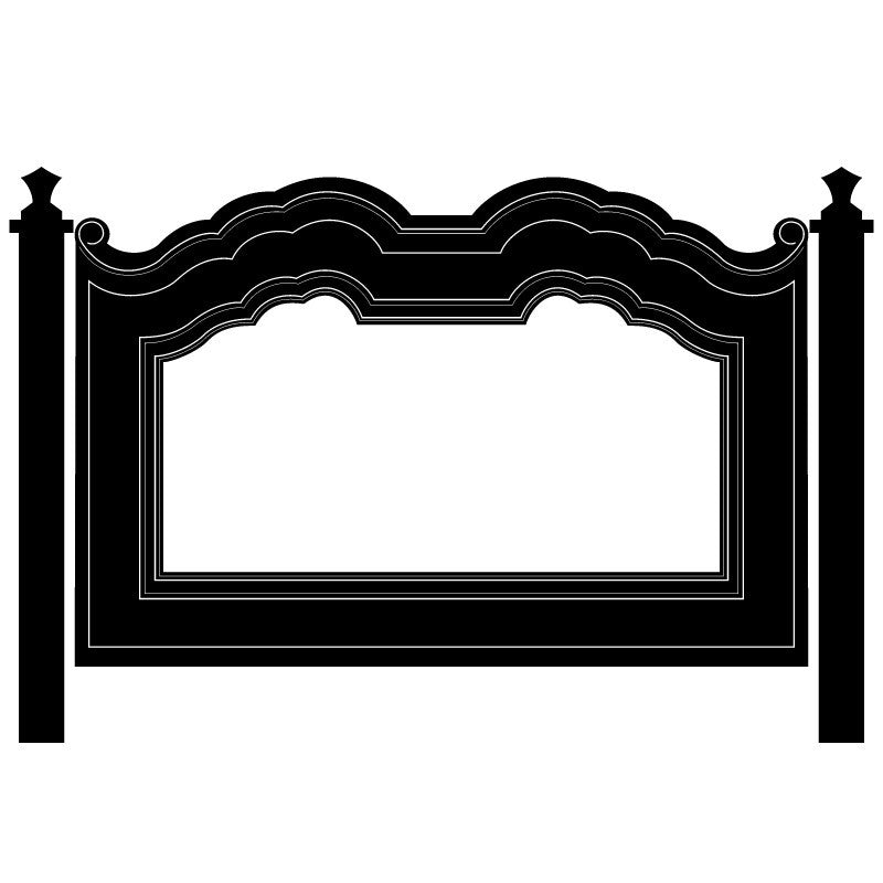 Elegant Headboard - Dana Decals