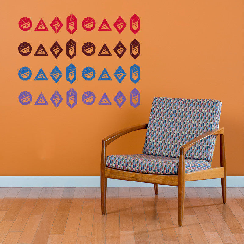 4 Color Gem Collection - Dana Decals