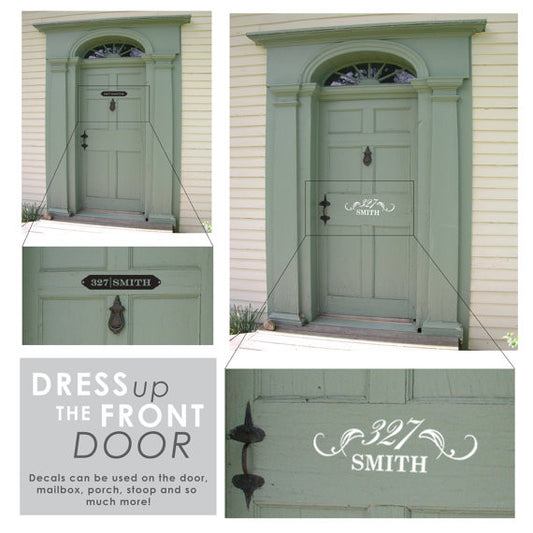 Custom Name & Address Label for Mailbox & Front Door - Dana Decals