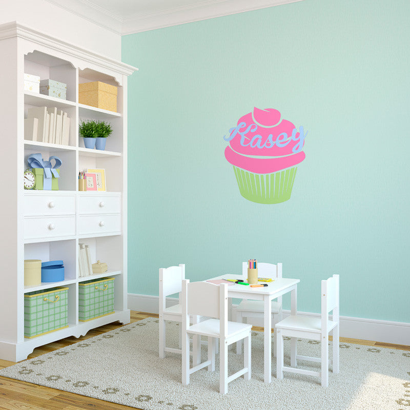 Personalized Cupcake - Dana Decals