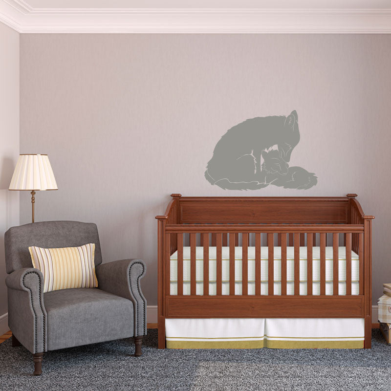 Mom and Baby Fox - Dana Decals