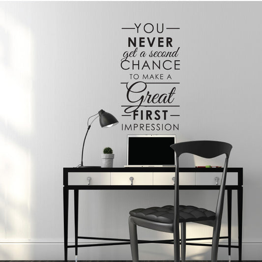 First Impression Quote - Dana Decals