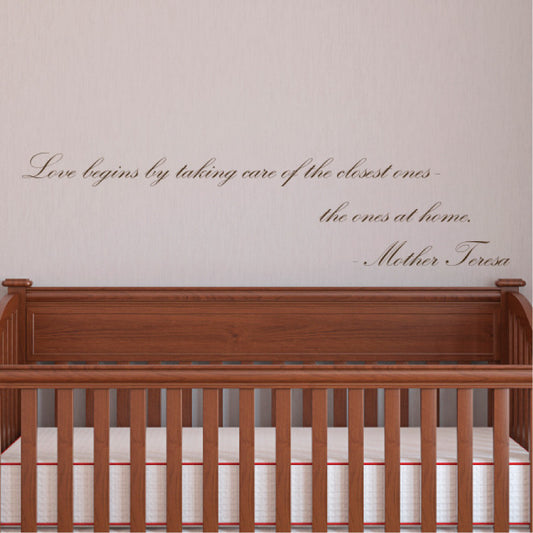 Mother Teresa Quote - Dana Decals