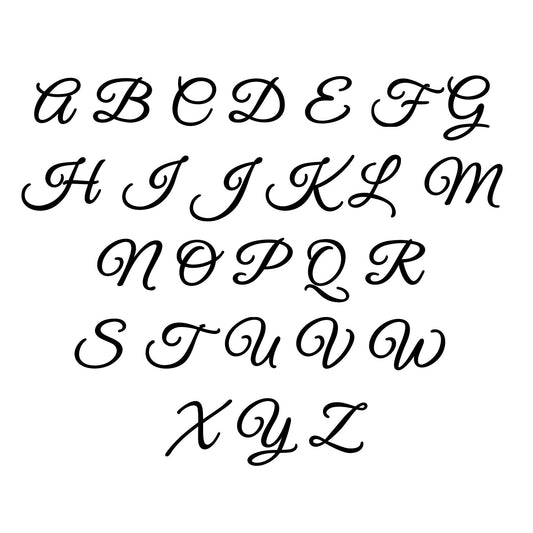 Couples Heart Monogram - Dana Decals