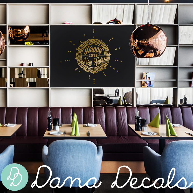 Happy New Year 2018 - Dana Decals