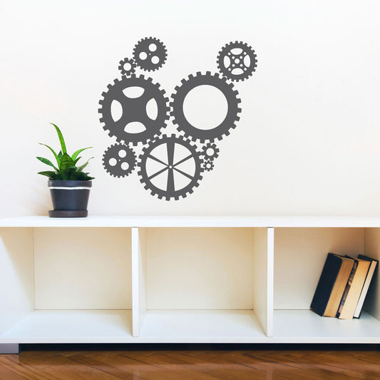 Steampunk Industrial Gears Collection - Dana Decals