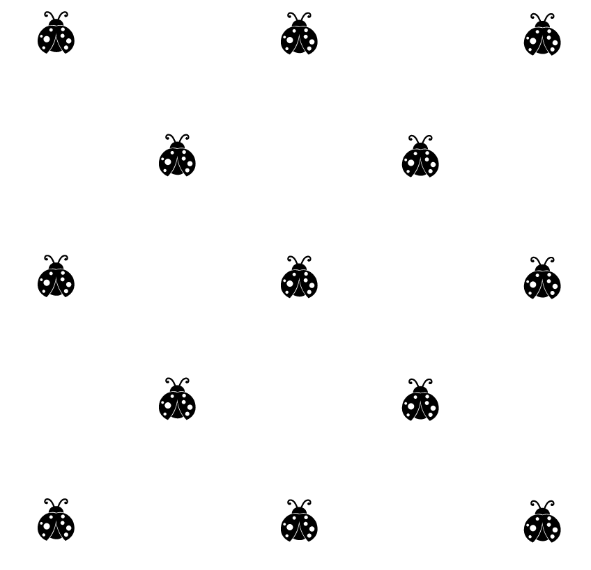 Ladybug Repeatable Pattern - Dana Decals