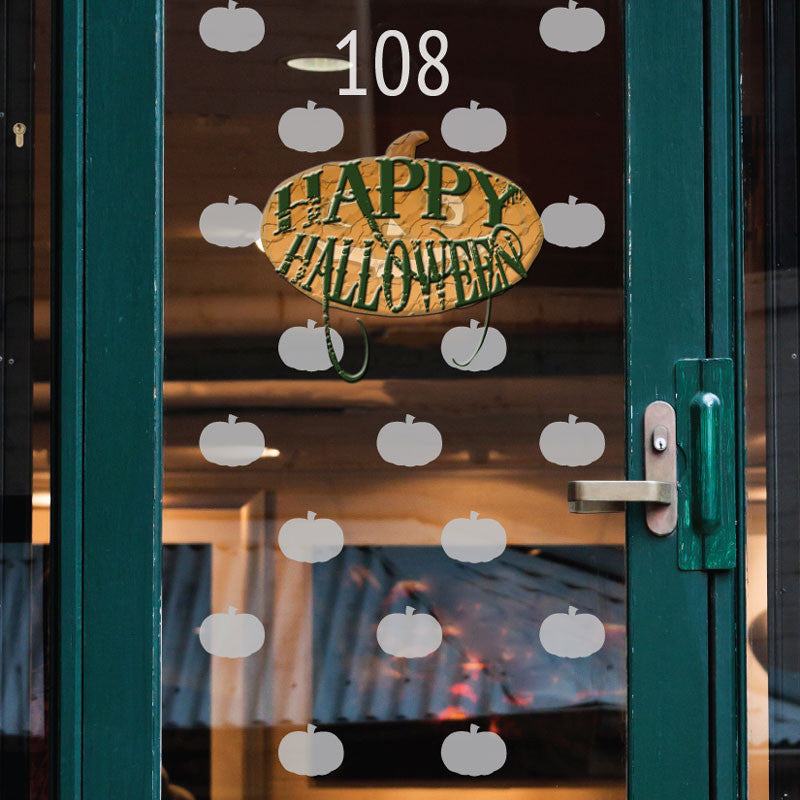 Halloween Pumpkin Pattern Vinyl Decals - Dana Decals