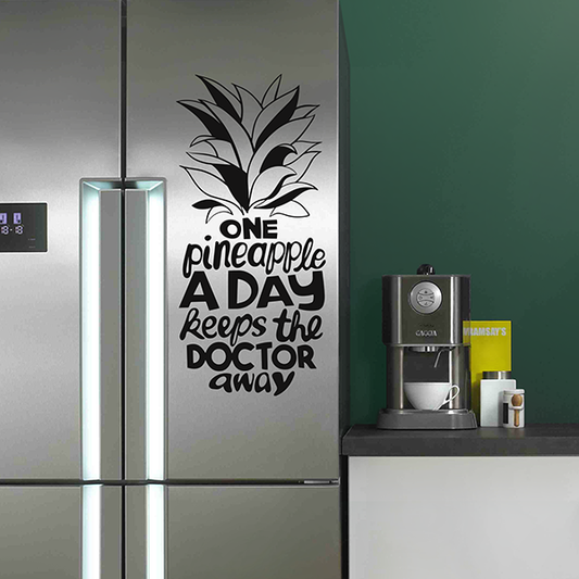 One Pineapple a Day Quote - Dana Decals