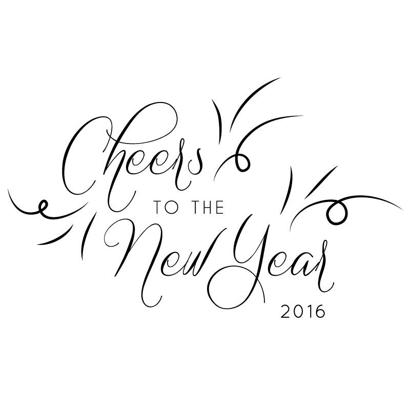 Cheers to the New Year - Dana Decals