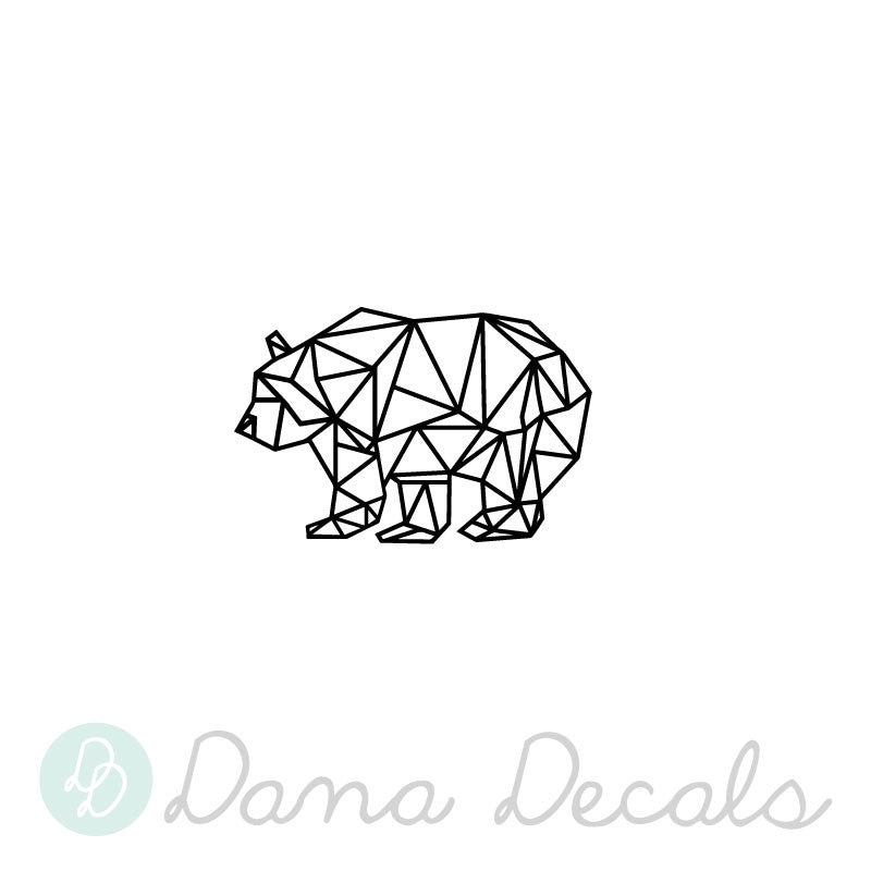 Geometric Bear - Dana Decals