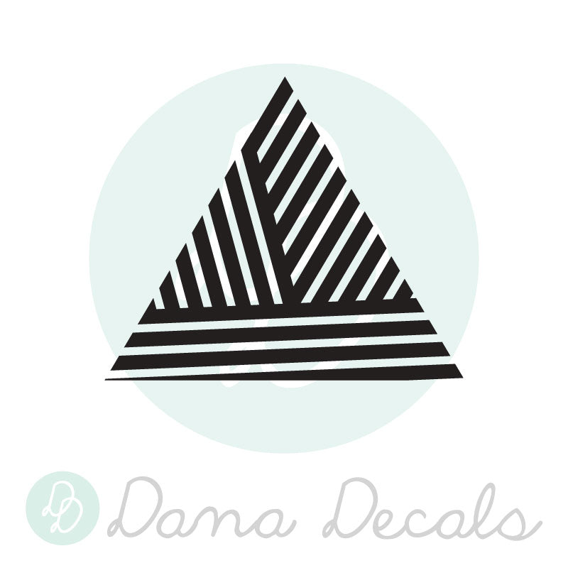 Modern Geometric Triangles - Dana Decals