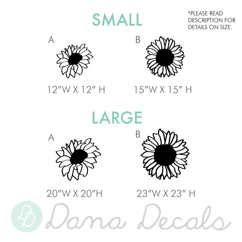 Sunflower Pattern - Dana Decals