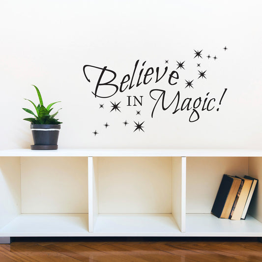 Believe in Magic Quote - Dana Decals