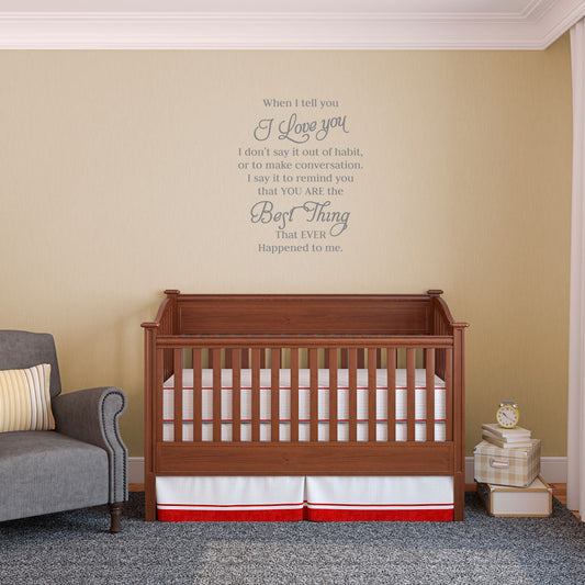 Best Thing Quote - Dana Decals