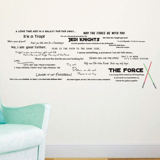 Star Wars Quote Collection - Dana Decals