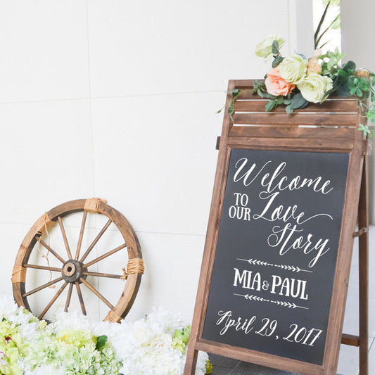 Welcome to Our Love Story - Dana Decals