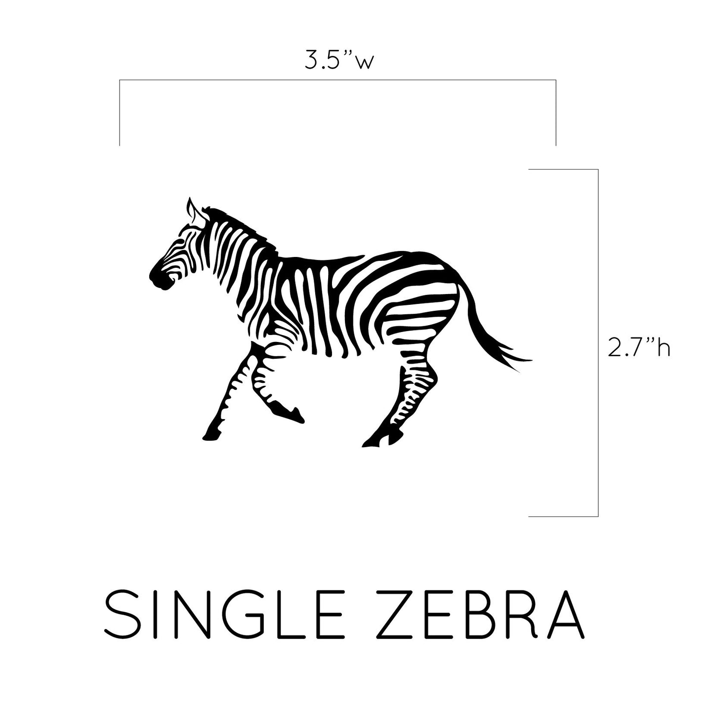 Tiny Zebras Pattern - Dana Decals