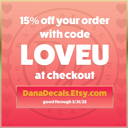 Your Walls + Our Decals = Love ! ❤️