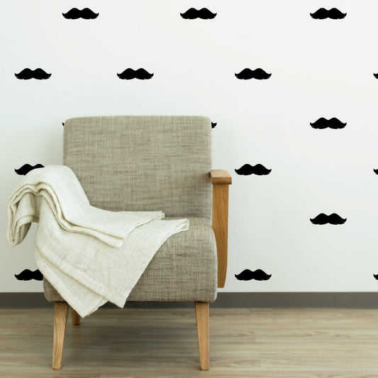 Mustache Pattern - Dana Decals