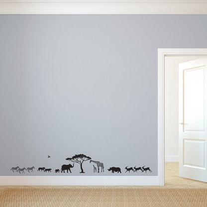 Safari Scene Silhouette - Dana Decals