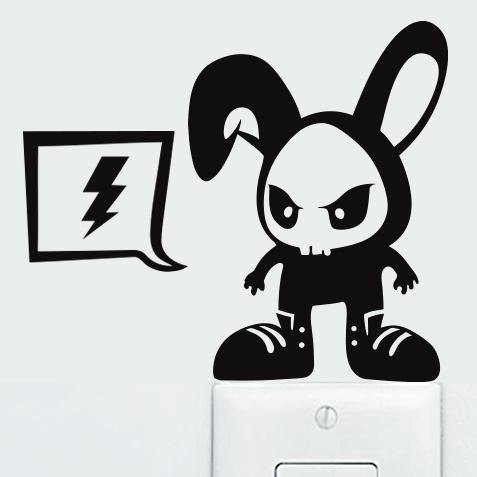 Skull Bunny - Dana Decals