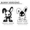 Skull Bunny - Dana Decals