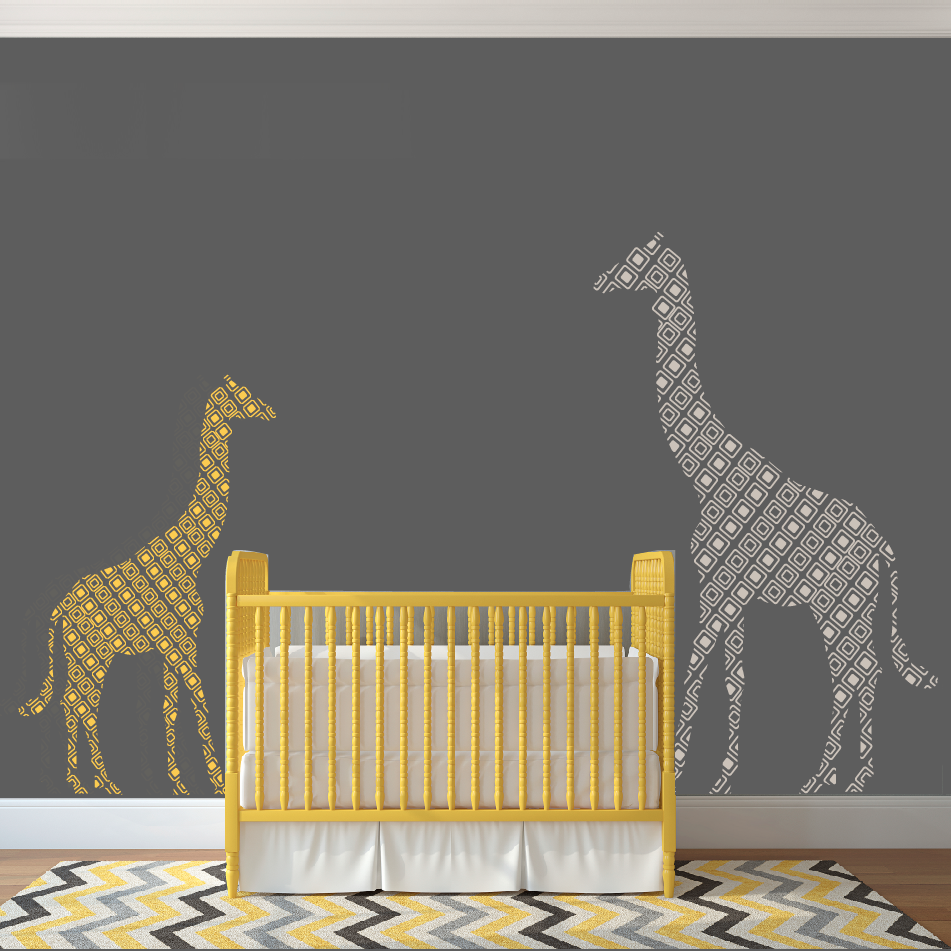 Modern Shapes Giraffe - Dana Decals