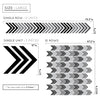 Chevron Arrow Pattern, Single Color - Dana Decals