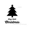 Christmas Countdown Chalkboard Tree - Dana Decals