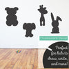 Copy of Cute Chalkboard Animal Silhouettes - Dana Decals